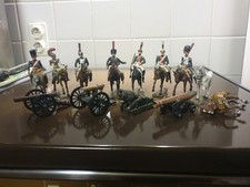 Lot soldats Cavalier Militaire Cheval de plomb starlux Napoléon Canon Playme 
