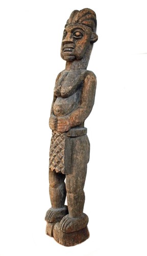 Grande statue bamoun ancienne - grande,