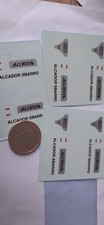 decalcomanie decals  déco lot ALCADOR SBARRO   1/43