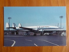 CARTE POSTALE POSTCARD EASTERN AIR LINES LOCKHEED SUPER CONSTELLATION N6216C