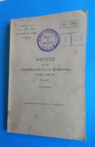 Livre notice fusil - ,