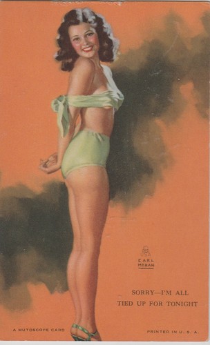 Pin mutoscope carte sorry - pin, up