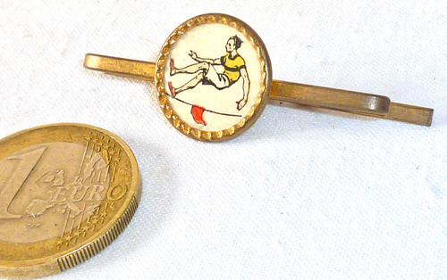 Ancienne pince cravate sport - a,