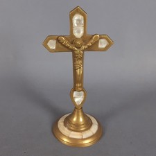 Crocifisso De Table En Laiton