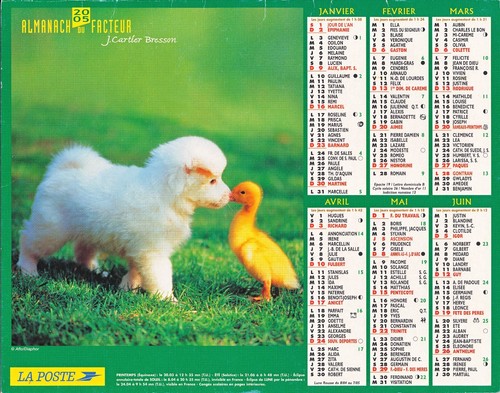 Calendrier cartier bresson - j.,