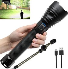 Lampe Torche LED Ultra Puissante100000 Lumens Lampe de Poche Rechargeable USB...