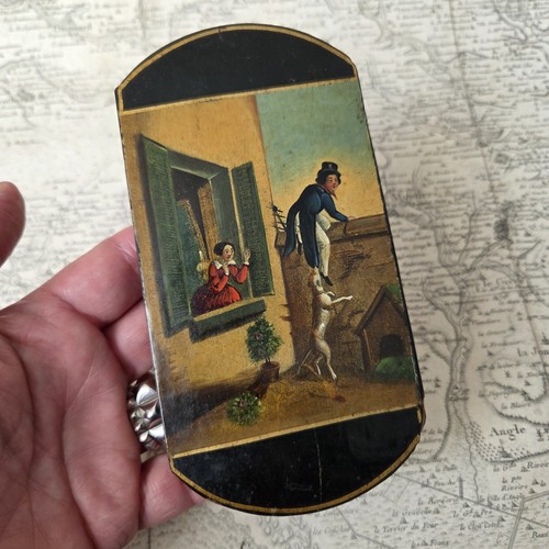 Etui lunettes ancien - a,