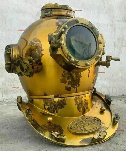 Ancien casque plongée us - ancien,