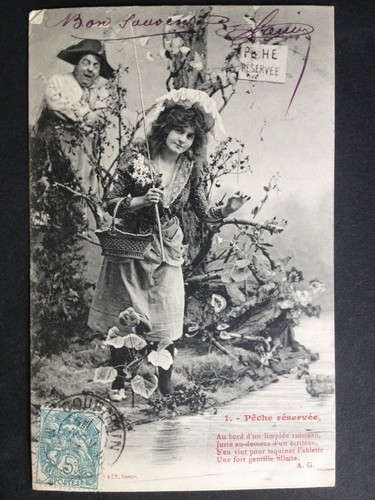Cpa 1900 phot bergeret cie - bergeret,