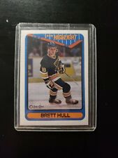 1990-91 O-Pee-Chee/OPC Hockey High Grade Brett Hull Highlights St. Louis Blues 4