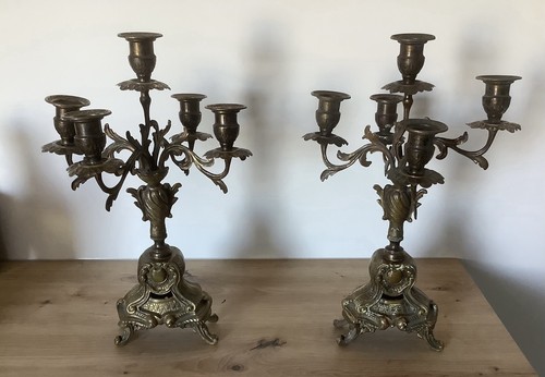 Paire chandelier candelabre - de,
