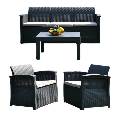 Ensemble salon jardin en - ensemble,