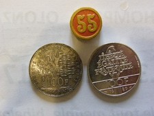 lot N°55 . pieces 100 francs