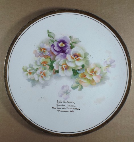 Advertising plate vincennes - plate,
