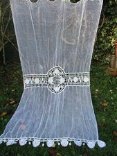 Grand rideau fait main filet