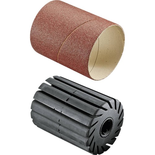 Manchon abrasif avec - , manche