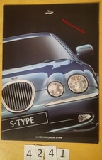 JAGUAR S-TYPE 3.0 V6/ 4.0 V8 Prospectus Fr 8 pages 06/1999