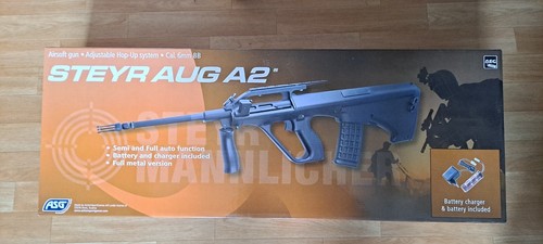Black steyr aug aeg asg - a2, aeg,