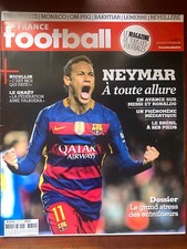 FRANCE FOOTBALL 3/02/2016; Neymar à toute allure/ Nicollin/ Le Graët/ Bakhtiar
