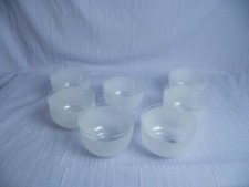 6 grands ramequins en verre