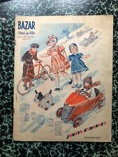 Catalogue  Jouets BHV  1937 poupee joustra bugatti tole autobus etc