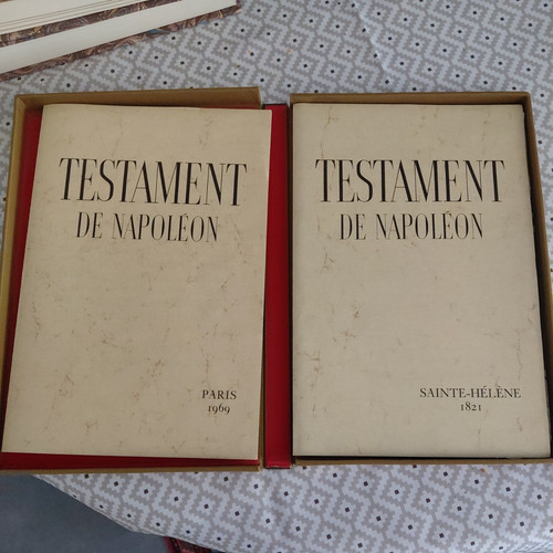 Testament napoléon - testament,