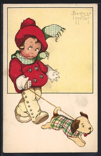Carte postale artiste - carte, d'artiste