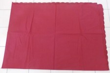 Nappe en tissu rectangulaire rouge/bordeaux Qualité 3 Suisses