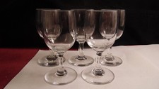 Service de 5 verres à liqueur