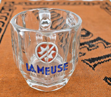 ANCIENNE CHOPE PUBLICITAIRE EMAILLEE BRASSERIE LA MEUSE SES BIERES FINES 1930