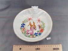 Ancienne assiette à bouillie en porcelaine de Limoges Goumot Labesse (DE12)