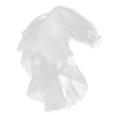  Voile de mariée court en