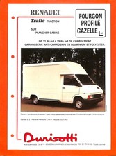 RENAULT / PROSPECTUS / TRAFIC FOURGON  / DURISOTTI SALLAUMINES ( 62 )