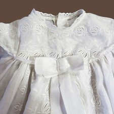 ROBE BAPTEME ET BONNET VINTAGE