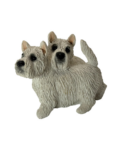 Vintage sandcast westie - westie, dog