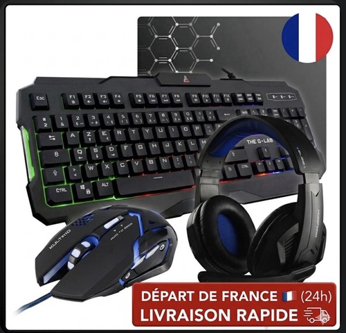Pack gamer 1 clavier - 4, en