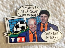A21 Pin's Pins Pin épinglette foorball pin's thierry roland jean michel larqué