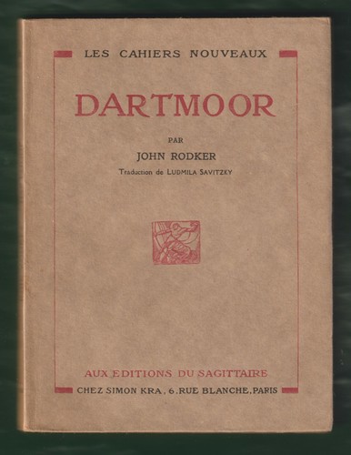 Dartmoor par john rodker eo - par,