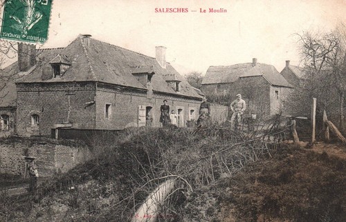 Carte postale salesches - -,