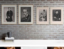 Vintage Paris Portrait Prints