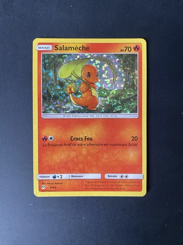 Carte pokemon salameche 40 - carte,