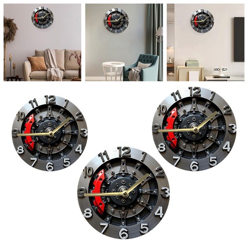 Horloge murale plate à - 2d,