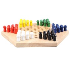 Jeu De Dames Chinoises En Bois