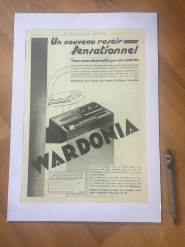 Publicité ancienne prête - ancienne,