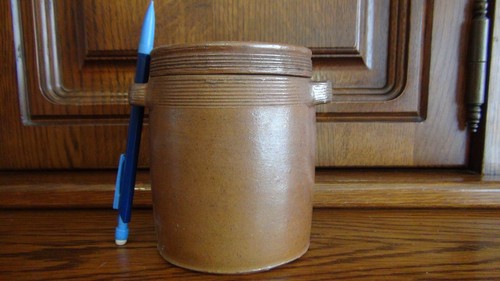 Ancien pot gres graisse - pot, en