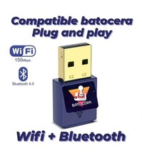 Clé USB Wifi Bluetooth Pour Batocera Windows Linux Mac Os Dongle Adaptateur