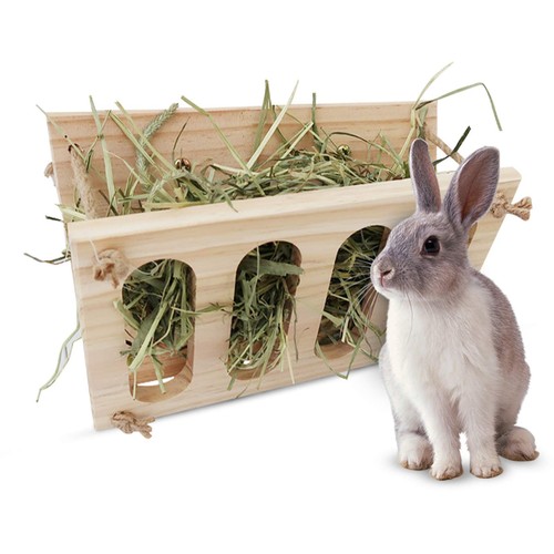 Mangeoire foin pour lapin - foin,