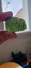 Moldavite naturelle  19,43 g – Bohême (Tchéquie) Pierre Brute Verte Translucide 