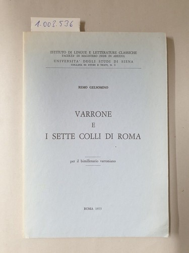 Varrone sette colli - e,