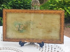 Ancienne Huile Sur Panneau